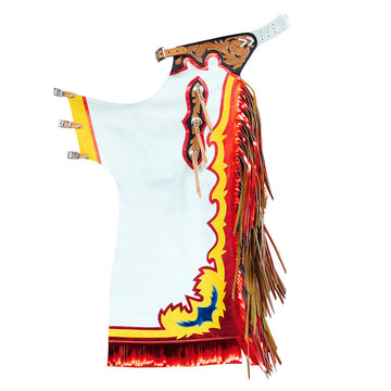 Hilason Handmade Genuine Leather Chaps Adult Handtooled Rodeo Bull Riding